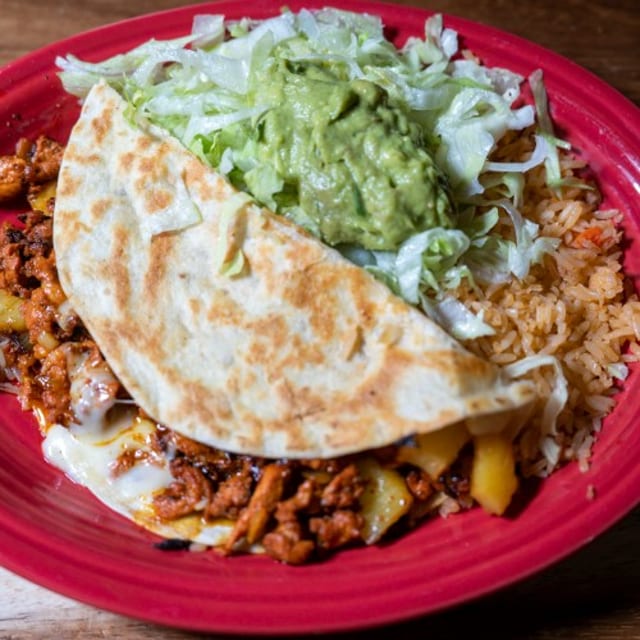Quesadilla Al Pastor.