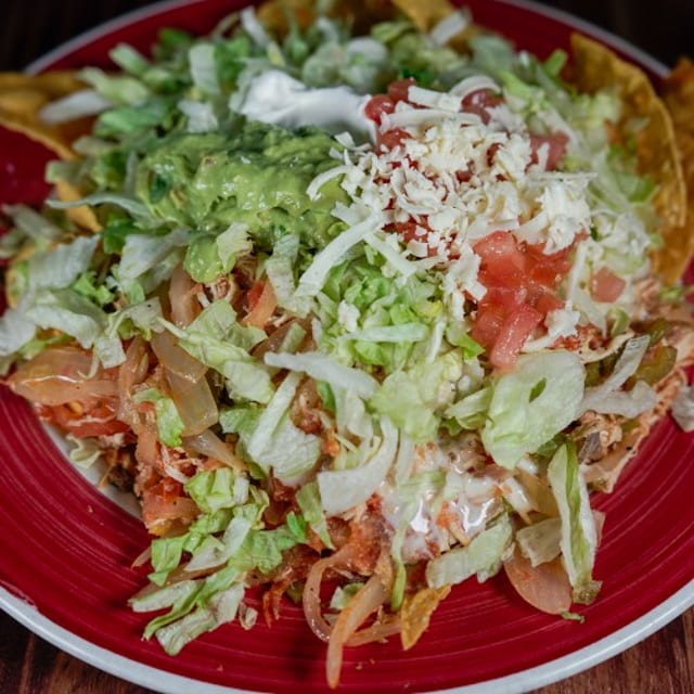 Nachos with Chicken.