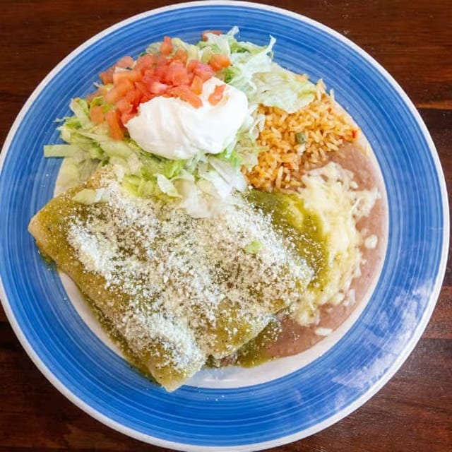 Enchiladas Verdes.