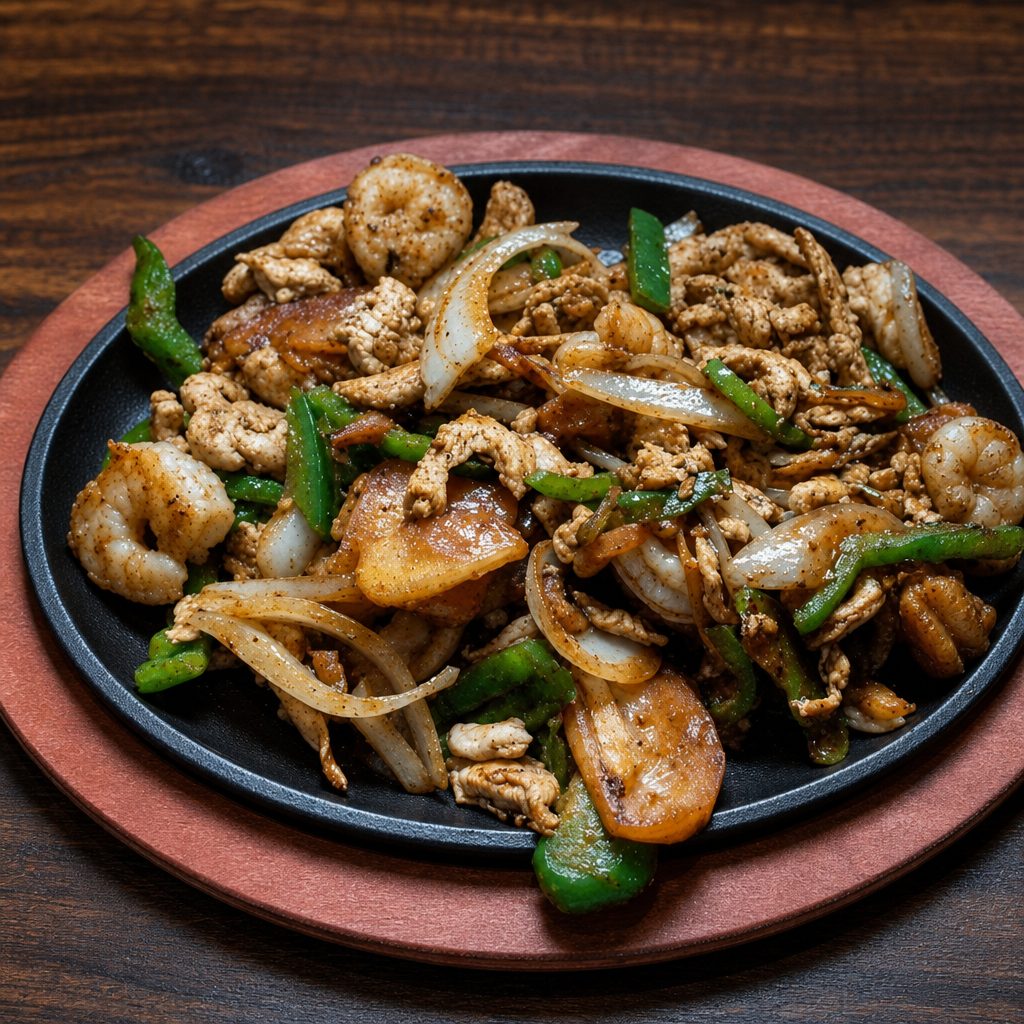 Chicken & Shrimp Fajita.