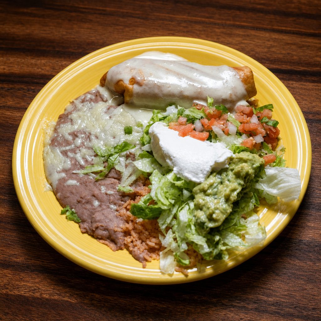Chimichanga Al Pastor.