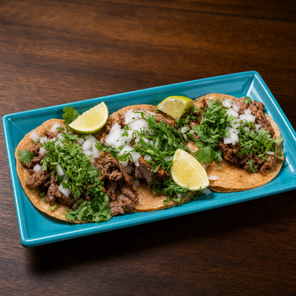 Tacos De Carne Asada.