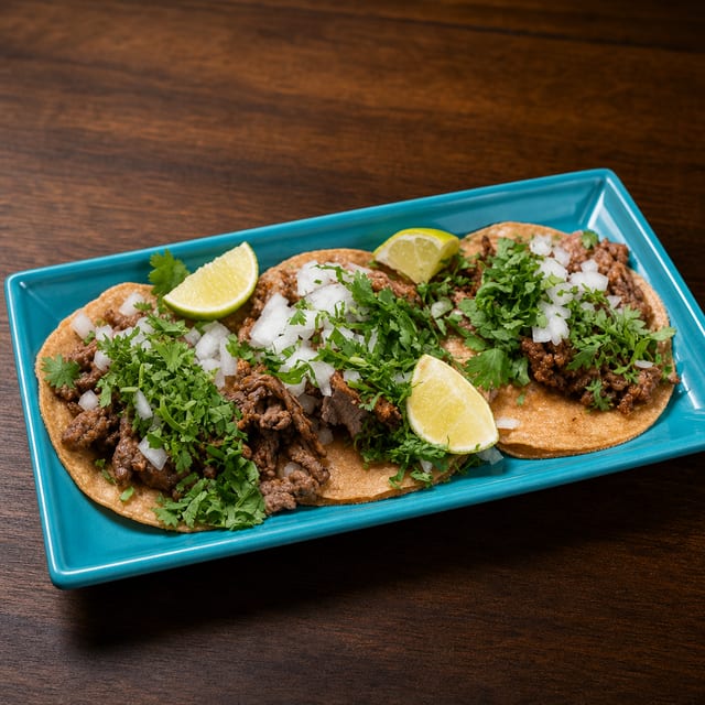 Tacos De Carne Asada.