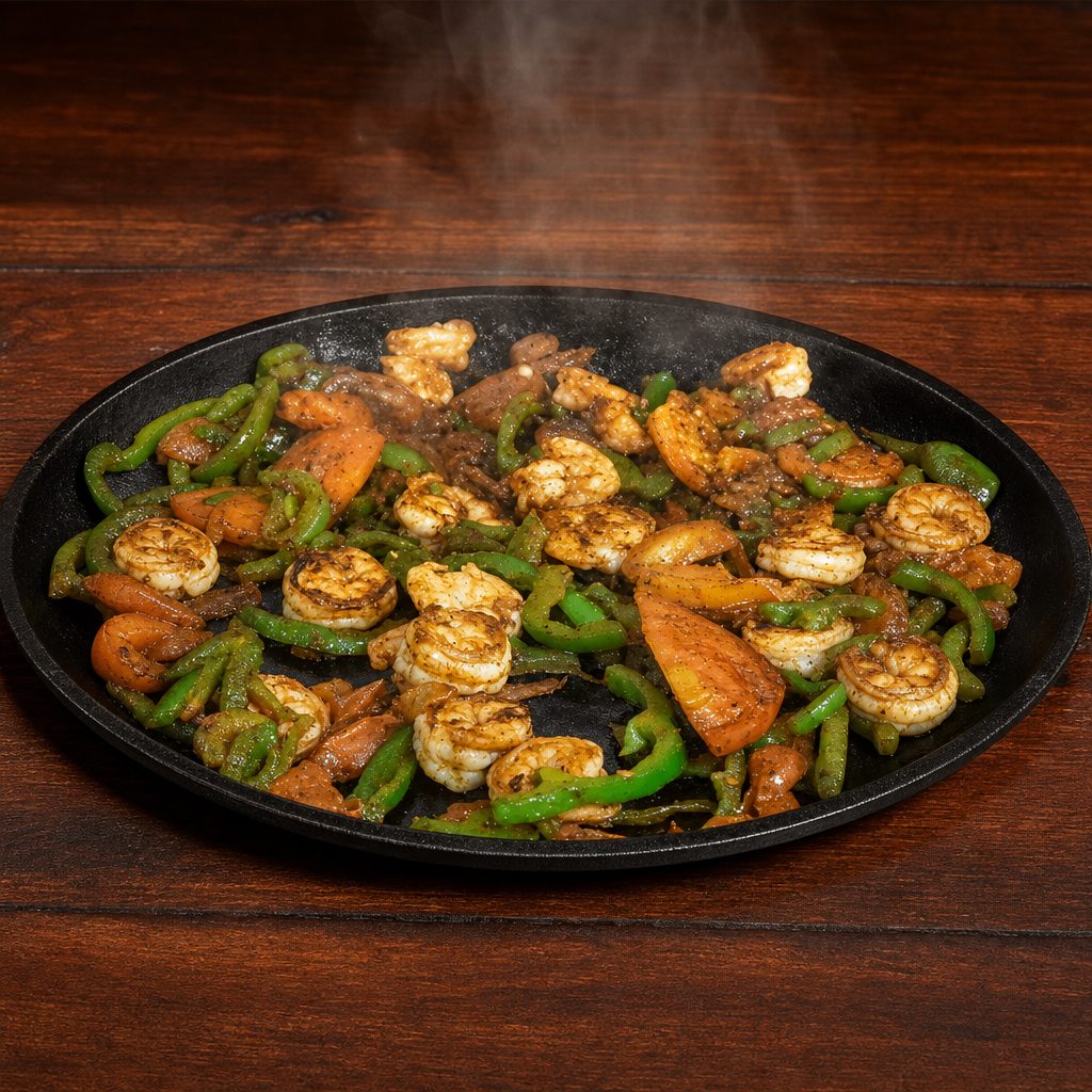 Shrimp Fajitas.