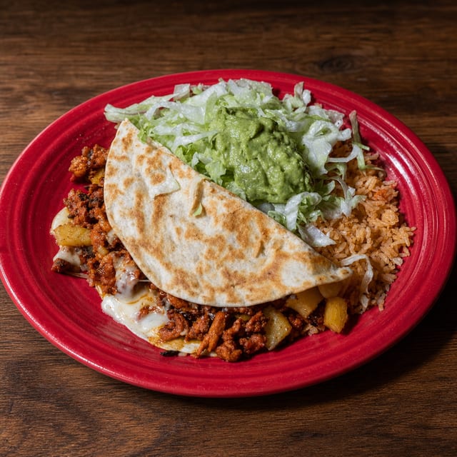 Quesadilla Al Pastor.