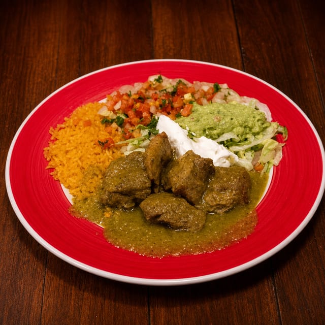 Tomatillo Pork.