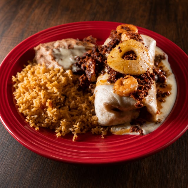 Choriburro Burrito.