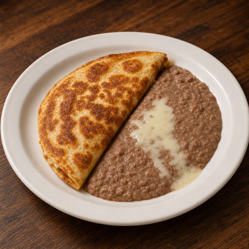 Cheese Quesadilla.