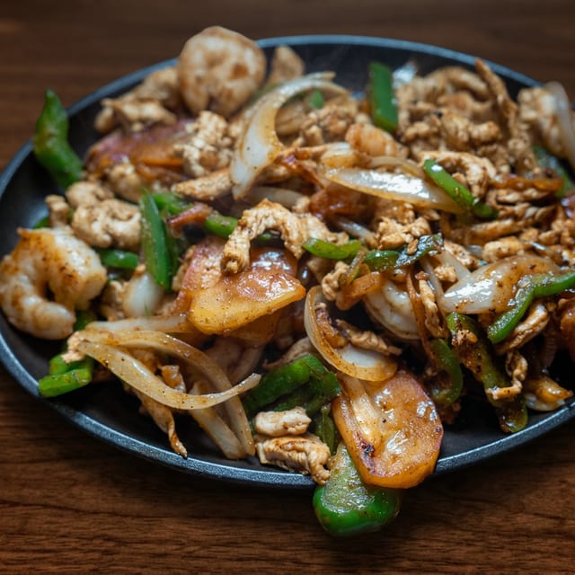 Chicken & Shrimp Fajita.