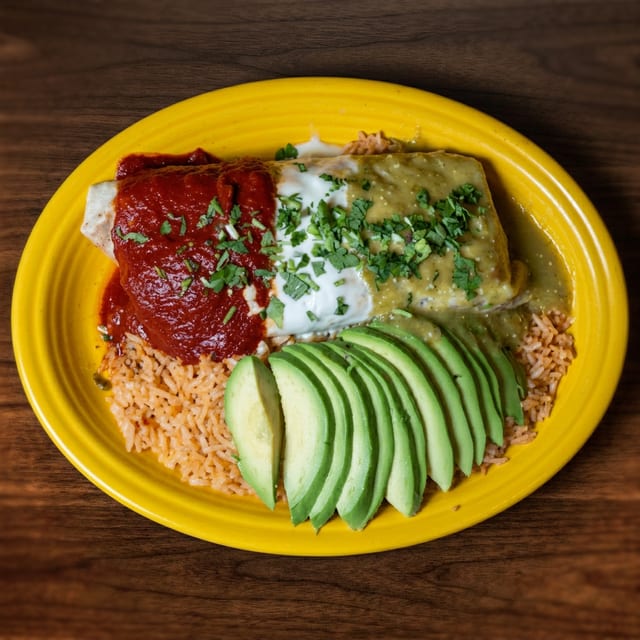 Burrito Al Pastor.
