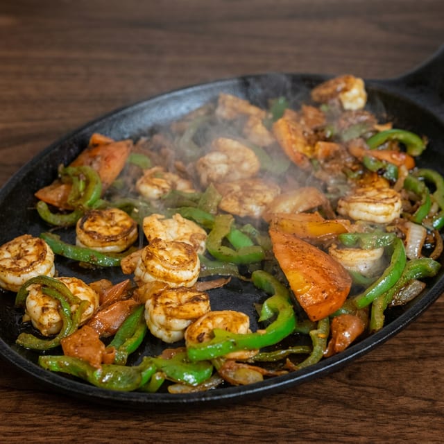 Shrimp Fajitas.