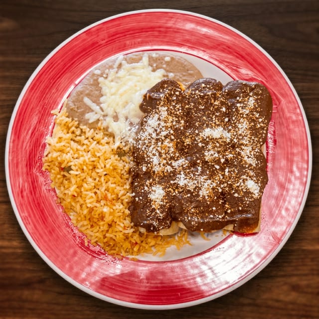 Enchilada De Mole.