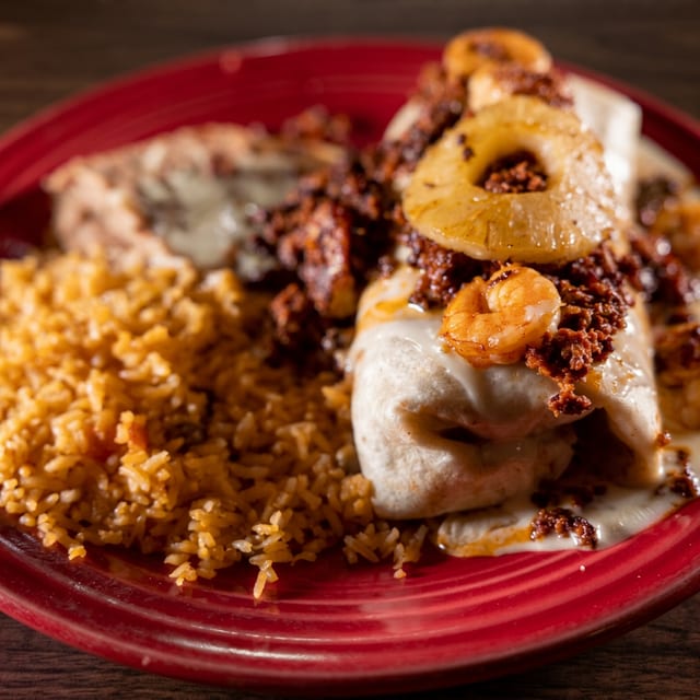 Choriburro Burrito.